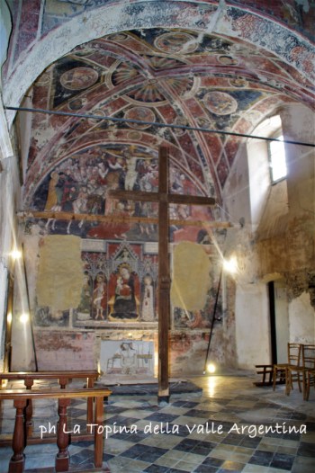 santuario madonna della montà molini di triora affresco