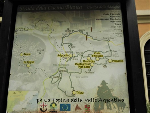 strada della cucina bianca - alpi marittime