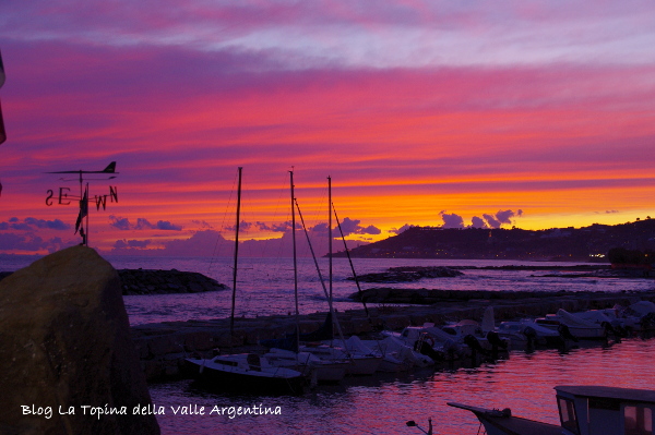 porto tramonto